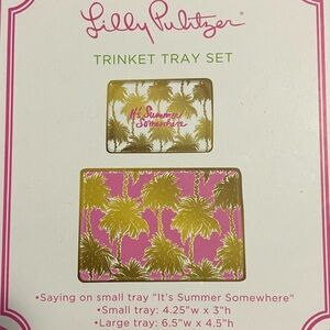 Lilly Pulitzer Trinket Tray Set (of 2)